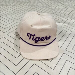 Concho Cream LSU Tigers Rope Hat